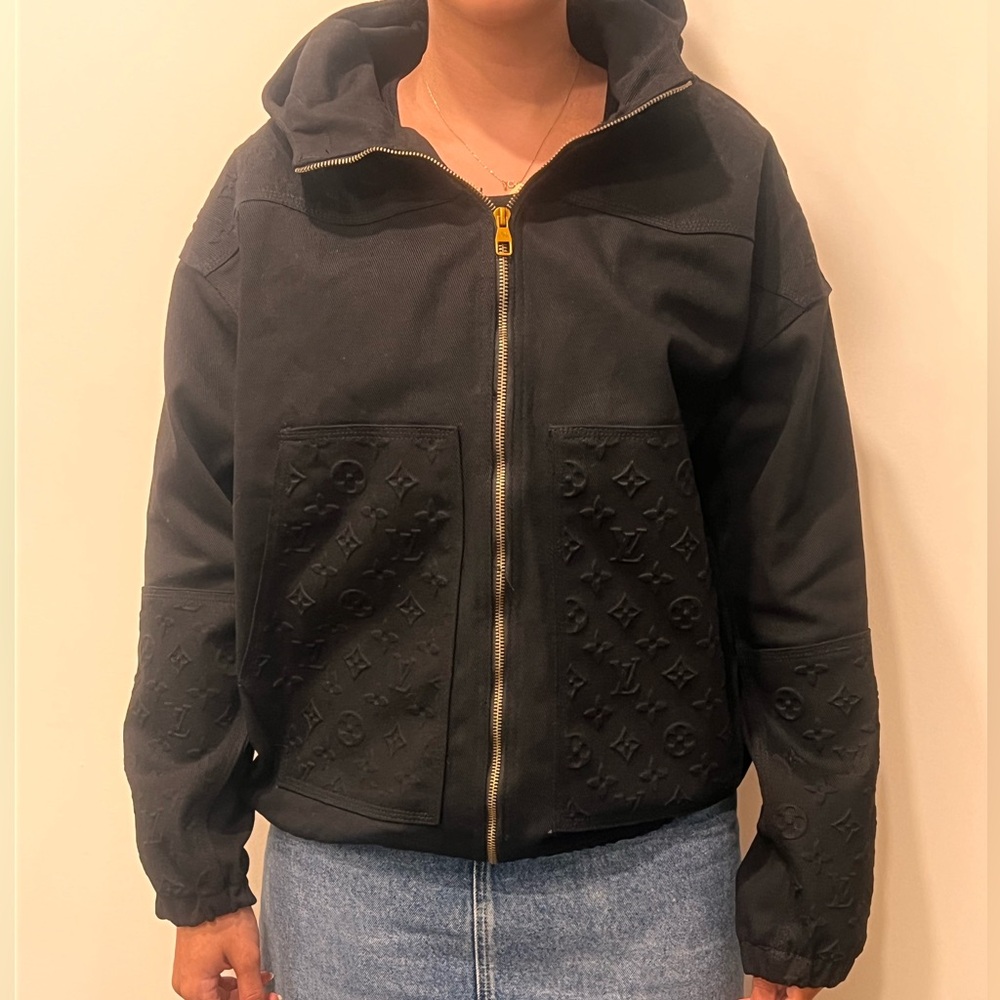 Louis Vuitton denim hoodie